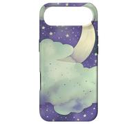 Custodia per iPhone Air In My Fantasy Era Witchy Green Sage Purple Moon Phases Stars