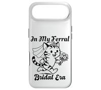 Custodia per iPhone Air In My Feral Bride Era Cat Funny Wedding