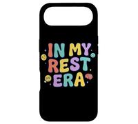 Custodia per iPhone Air In My Rest Era con testo multicolore