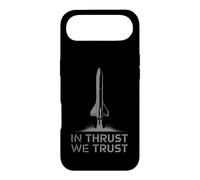 Custodia per iPhone Air In Thrust We Trust Rocket Theme New Rocket Launch Space