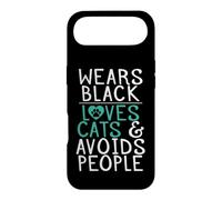 Custodia per iPhone Air Indossa il nero ama i gatti ed evita le persone amanti dei gatti