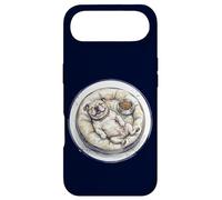 Custodia per iPhone Air Inglese Bulldog cane che rilascia con cuccia per cani durante il sonno