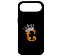 Custodia per iPhone Air Iniziale C di colore arancione + grafica arancione corona