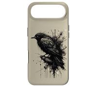 Custodia per iPhone Air Inkstorm Crow Silenzio davanti alla caw
