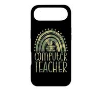 Custodia per iPhone Air Insegnante di computer Bohemian Rainbow Estetica sana