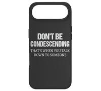 Custodia per iPhone Air Intelligent Humor Don't Be Condescending