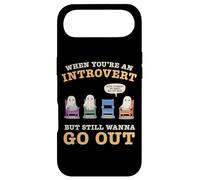 Custodia per iPhone Air Introverso Timido Antisociale Storia Horror Citazione Fantasma Kawaii