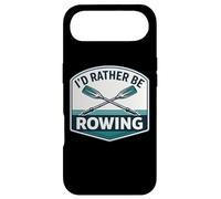 Custodia per iPhone Air Io d Rather Be Rowing Crew Team Row Lover Atleta Citazione Joke