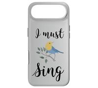 Custodia per iPhone Air Io devo cantare canto uccello canto