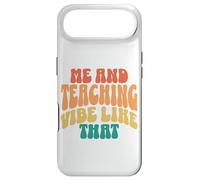 Custodia per iPhone Air Io e Insegnamento Vibe Come Quel retrò groovy insegnante