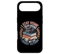 Custodia per iPhone Air Io resto a casa leggo libri I Pet My Cat Non rimpiango nulla