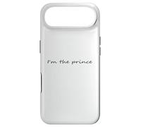 Custodia per iPhone Air Io sono il principe in nero caratteri