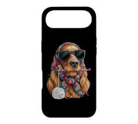 Custodia per iPhone Air Irish Setter Dog Granny Square Crochet Yarn Crochet Lover