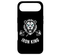 Custodia per iPhone Air Iron King Lion Bilanciere per sollevamento pesi Bodybuilding Graphic