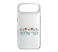 Custodia per iPhone Air Isaia 6:8 Hineni Shelacheni Ebraico Qui Sono Mandami Fiore