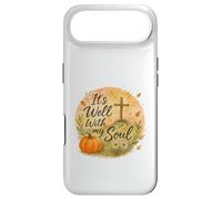 Custodia per iPhone Air It’s Well With My Soul Fall Christian Watercolor