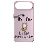 Custodia per iPhone Air It's fine I'm fine everything is fine funny Cute Mouse Rat