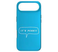 Custodia per iPhone Air It's Peak Modern Slang Meme Bubble - Grafica a linea minima