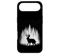 Custodia per iPhone Air Jackalope camminando attraverso la foresta bianca sotto le stelle della sera