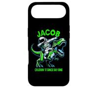 Custodia per iPhone Air Jacob Crushin' It Since Day One Astronauta Dinosaur Cartoon
