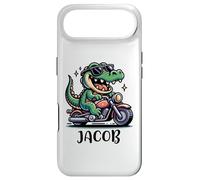 Custodia per iPhone Air Jacob Fun Alligator - Modellino di motocicletta per ragazzi con nome Jacob
