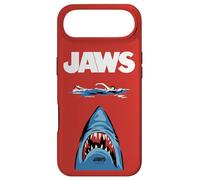 Custodia per iPhone Air Jaws 50th Anniversary Poster Red Bite Front & Back