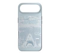 Custodia per iPhone Air Jaws 50th Anniversary Poster Sketched Blue Style 2-Sided