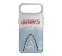 Custodia per iPhone Air Jaws 50th Anniversary Poster Text Art Style Front & Back