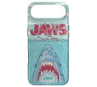 Custodia per iPhone Air Jaws 50th Anniversary Poster Wavy Terror Front & Back