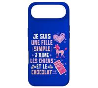 Custodia per iPhone Air Je Suis Une Fille Simple J'aime les Chiens et le Chocolat