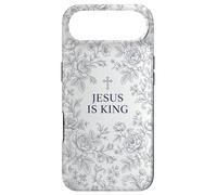 Custodia per iPhone Air Jesus Is King Cristiano Fede Croce Floreale Preghiera Donne