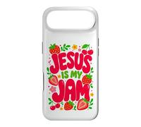 Custodia per iPhone Air Jesus is My Jam Cute Christian Strawberry Faith