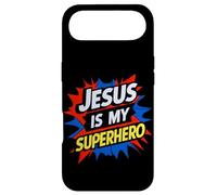 Custodia per iPhone Air Jesus Is My Superhero Christian God Religious Comic Kids Boy