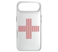 Custodia per iPhone Air Jesus Saves Cross Repeating Minimal Christian Faith (White)