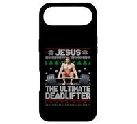 Custodia per iPhone Air Jesus The Ultimate Deadlifter Brutto Natale sollevamento pesi