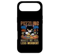 Custodia per iPhone Air Jigsaw Puzzle Gatto Nero Puzzling Mi Fa Sentire Meno Murdery
