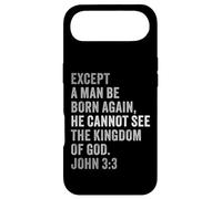 Custodia per iPhone Air John 3:3 Except You Be Born Again You Cannot See The Kingdom