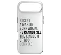 Custodia per iPhone Air John 3:3 Except You Be Born Again You Cannot See The Kingdom