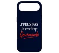 Custodia per iPhone Air J'peux Pas Je Suis Trop Gourmande Divertente Francia Foodie Detto