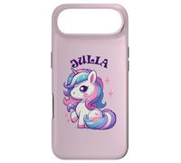 Custodia per iPhone Air Julia - Simpatico motivo unicorno per ragazze, nome Julia