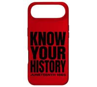 Custodia per iPhone Air Juneteenth 1865 Know Your History Freedom Day