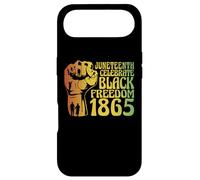 Custodia per iPhone Air Juneteenth Celebrate Black Freedom 1865 Black Power Fist
