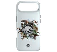 Custodia per iPhone Air Jurassic World Rebirth Circle Logo Dinosaurs
