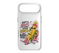 Custodia per iPhone Air Just a Girl Who Loves Corn the Long Way, divertente da donna