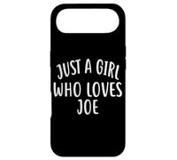 Custodia per iPhone Air Just A Girl who loves JOE T-Shirt Cute JOE