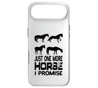 Custodia per iPhone Air Just One More Horse I Promise Equitazione Equitazione
