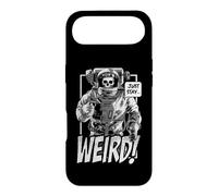 Custodia per iPhone Air Just Stay Weird Dead Goth Skull Astronauta Cartoon