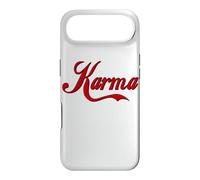 Custodia per iPhone Air KARMA - GRASSETTO GRANDE TESTO ROSSO PROGETTATO