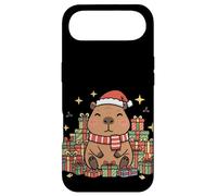 Custodia per iPhone Air Kawaii Happy Holiday Capybara in Cozy Christmas Style