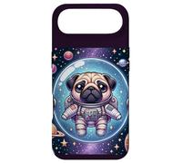 Custodia per iPhone Air Kawaii Pug in Space: Cute Astronaut Pug